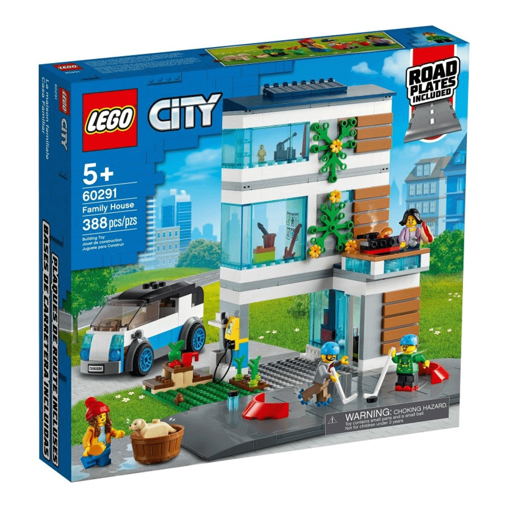 Конструктор LEGO City 60291 Современный семейный дом конструктор lego city 60291 современный семейный дом