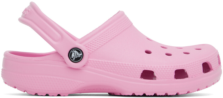 

Розовые классические сабо Crocs