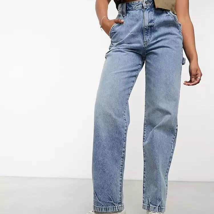 

Джинсы Cotton:On Wide Leg Carpenter, голубой