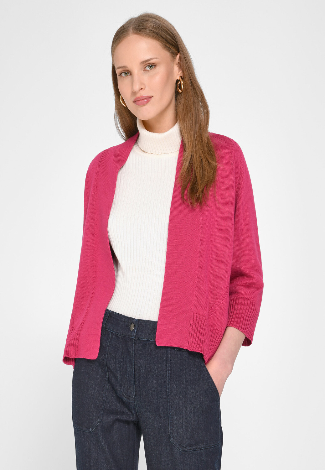 

Толстовка PETER HAHN Strickjacke Cotton, розовый