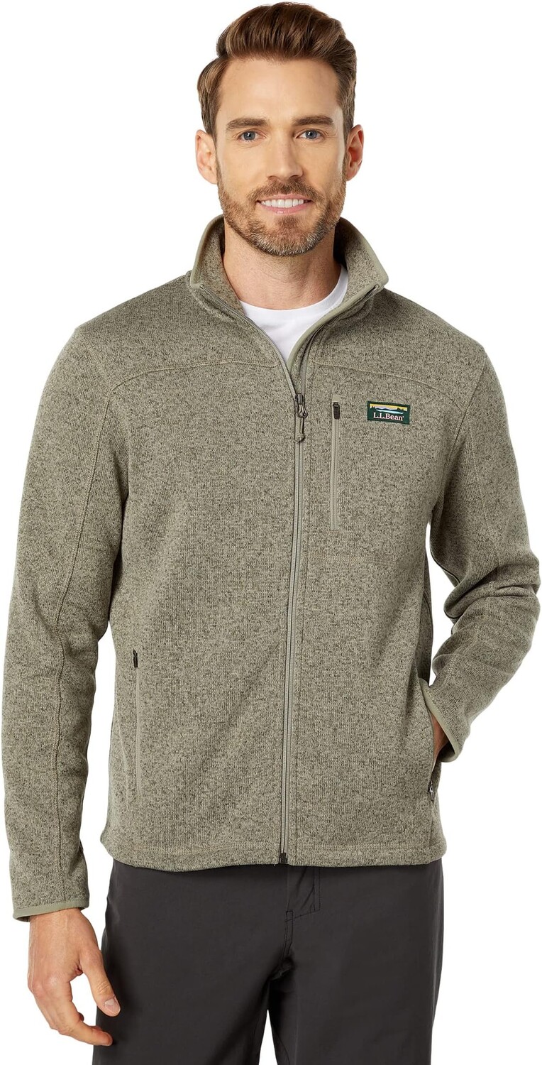 

Куртка Sweater Fleece Full Zip Jacket L.L.Bean, цвет Eucalyptus
