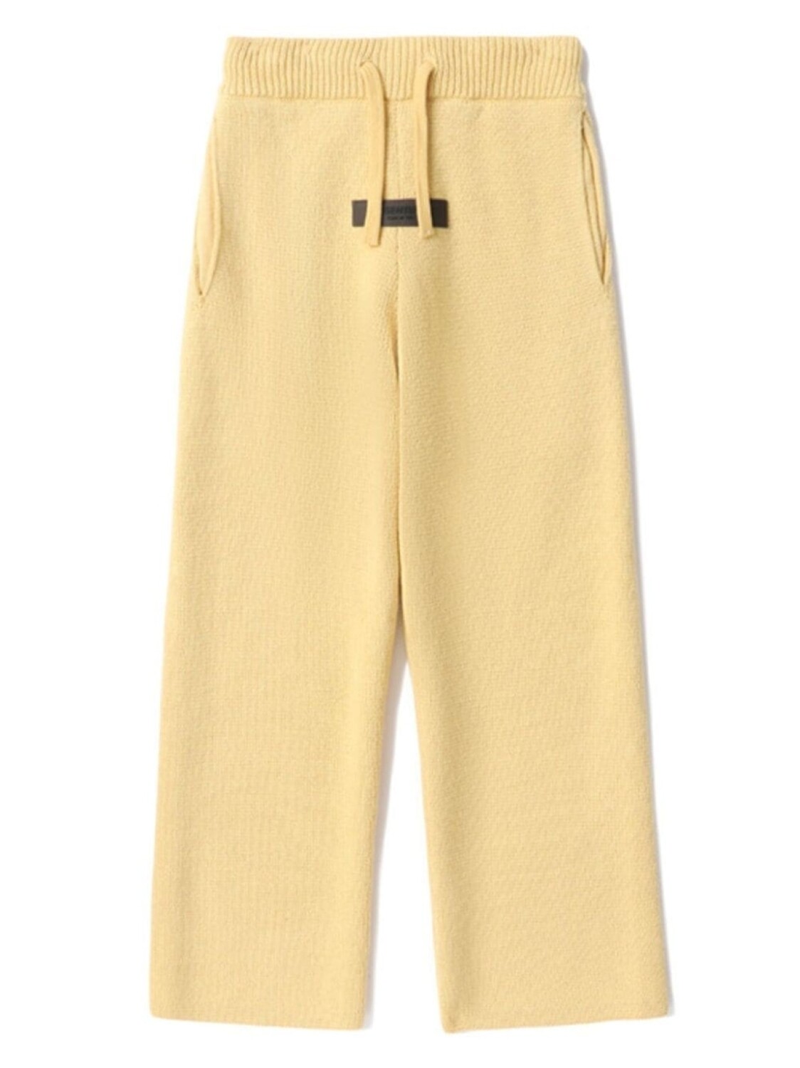 

FEAR OF GOD ESSENTIALS прямые брюки с нашивкой-логотипом, желтый