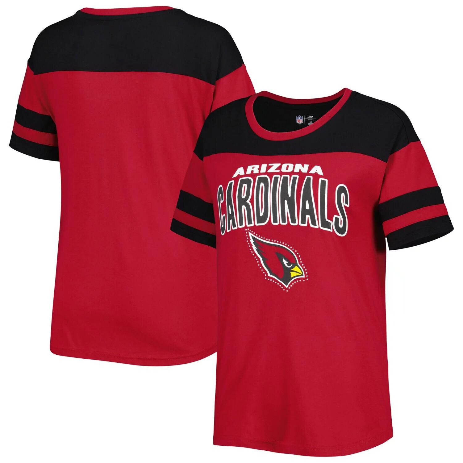 

Женская футболка G-III 4Her от Carl Banks Cardinal/Black Arizona Cardinals Play the Ball G-III