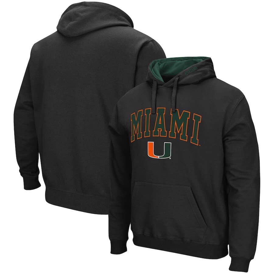 

Пуловер с капюшоном Colosseum Miami Hurricanes, черный