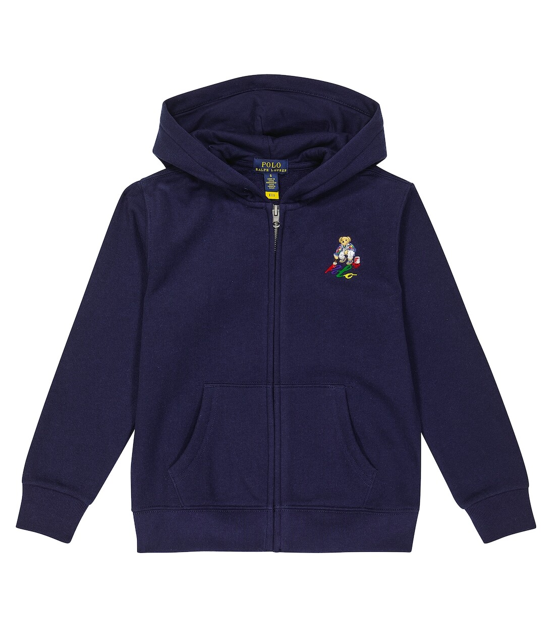 

Худи polo bear из смесового хлопка Polo Ralph Lauren Kids, синий