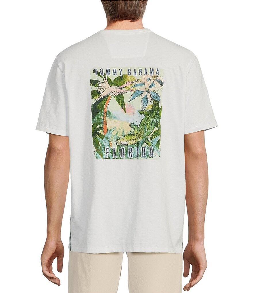

Футболка с короткими рукавами Tommy Bahama Later Gator Lux, белый