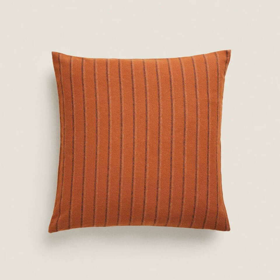 

Наволочка Zara Home Striped, коричневый