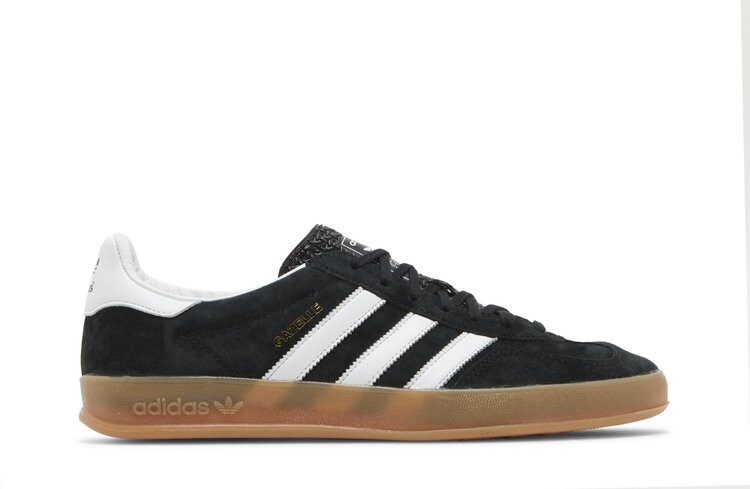 

Кроссовки Adidas Gazelle Indoor 'Black White Gum', черный