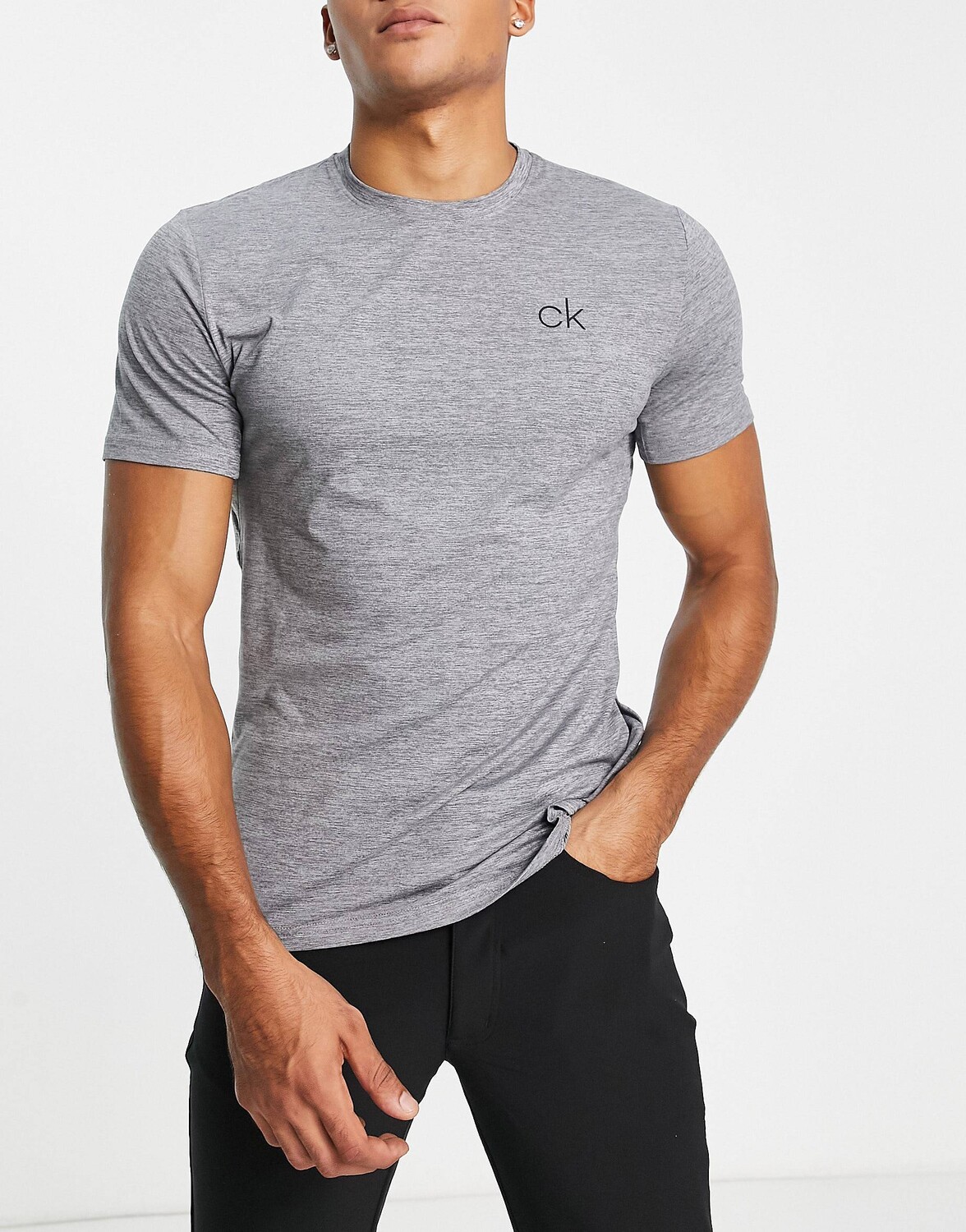 

Серая футболка Calvin Klein Golf Newport, Серый