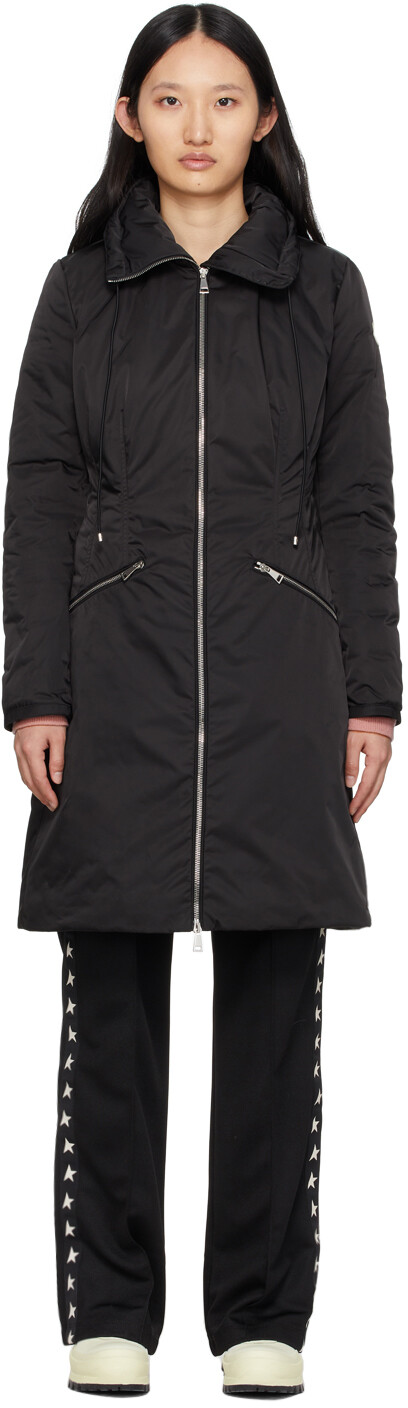 

Черное пуховое пальто Hermanville Parka Moncler, Черный