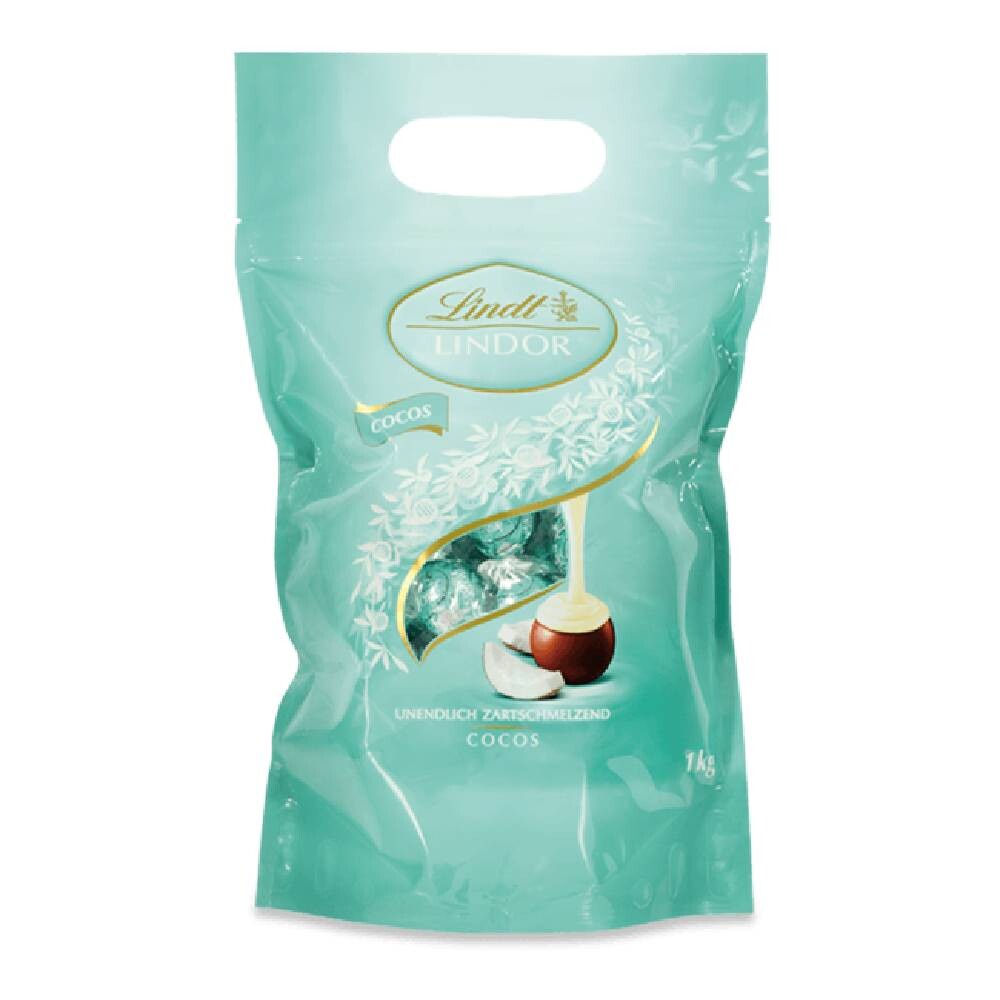 

Конфеты Lindt Lindor Kugel Beutel, кокос, 1000г
