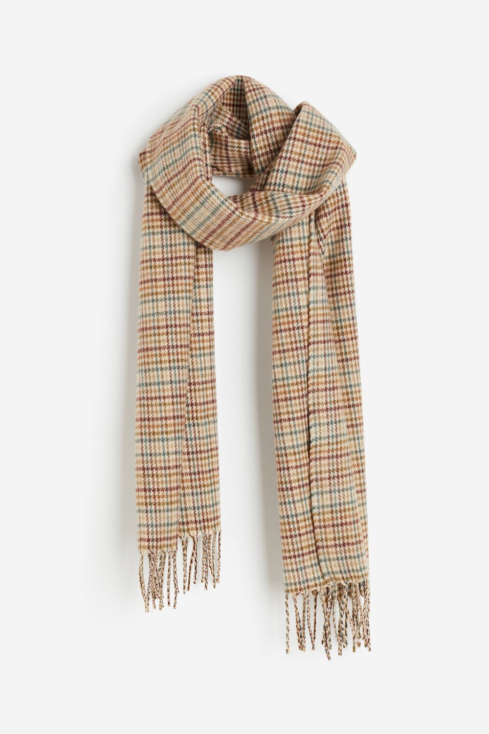 

Шарф H&M Patterned, бежевый