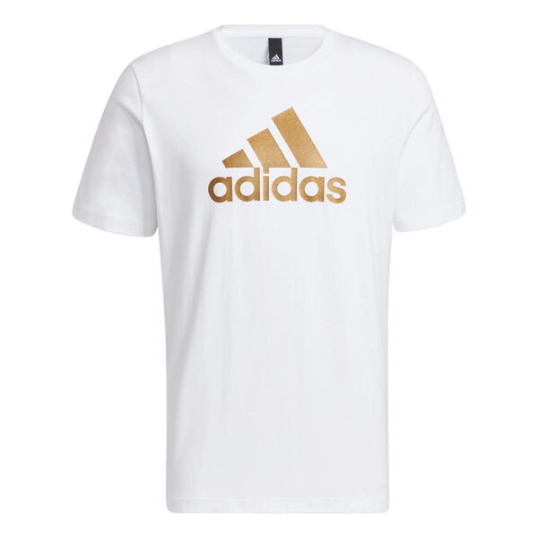 

Футболка Adidas Large Logo Printing Sports Short Sleeve White, Белый