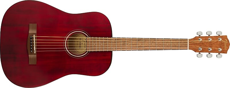 

Акустическая гитара Fender Model FA-15 Red 3/4 со стальными струнами и сумкой FA-15-Red