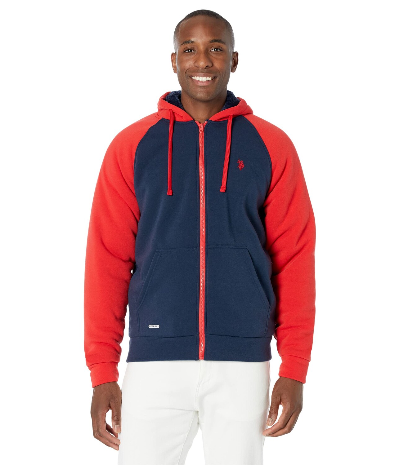 

Худи U.S. POLO ASSN., Color-Block Raglan Hoodie, Черный