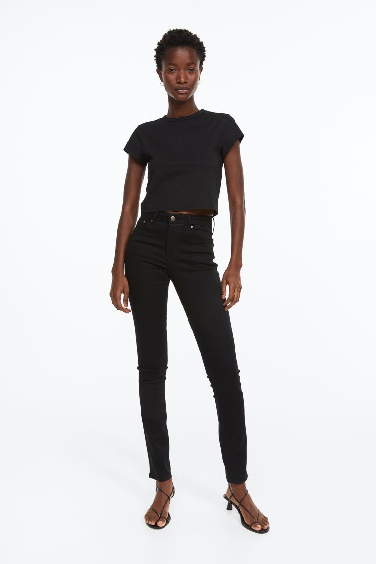 

Облегающие джинсы скинни H&M, черный