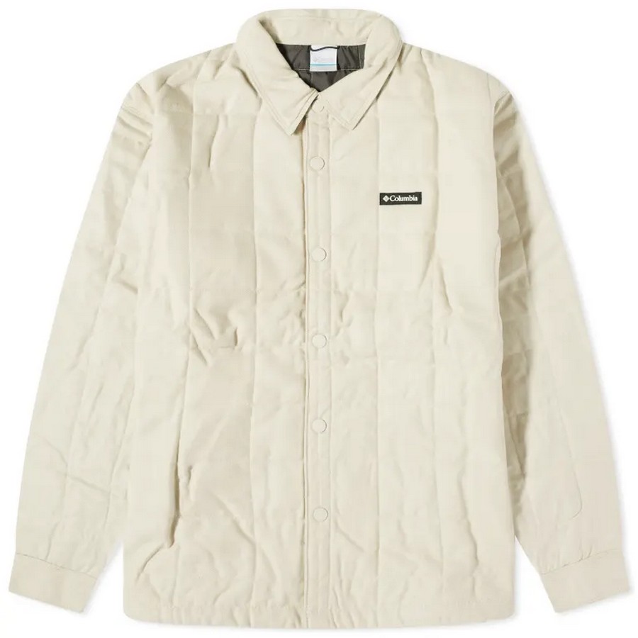 Стеганая куртка-рубашка Columbia Landroamer, кремовый цена и фото
