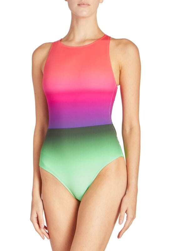 

Купальник Слитный Dries Van Noten Greta Gradient, розовый