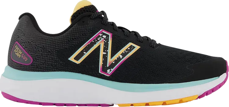 

Кроссовки New Balance Wmns Fresh Foam 680v7 Wide 'Black Surf', черный
