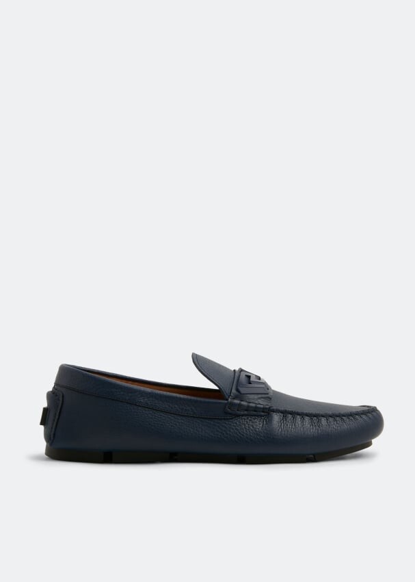 

Лоферы VERSACE La Greca loafers, синий
