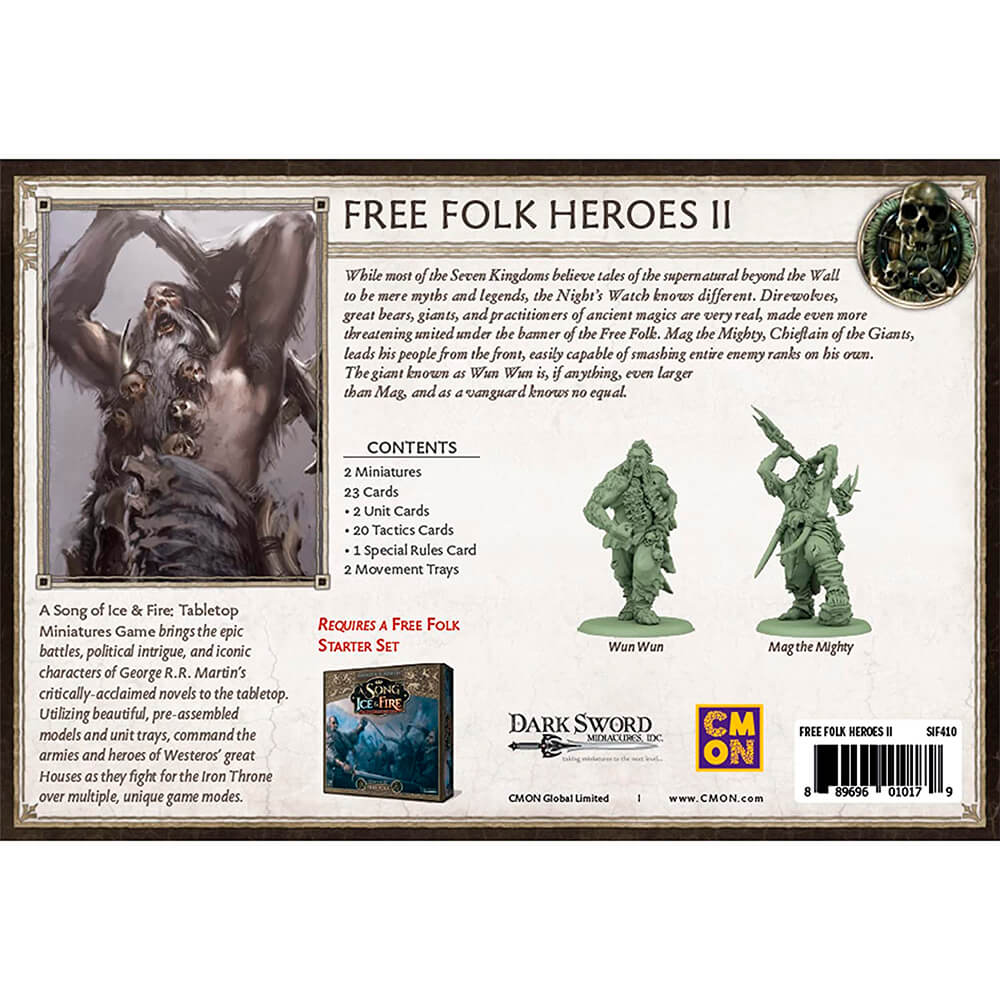 Дополнительный набор к CMON A Song of Ice and Fire Tabletop Miniatures  Game, Freefolk Heroes II – купить с доставкой из-за рубежа через платформу  «CDEK.Shopping»