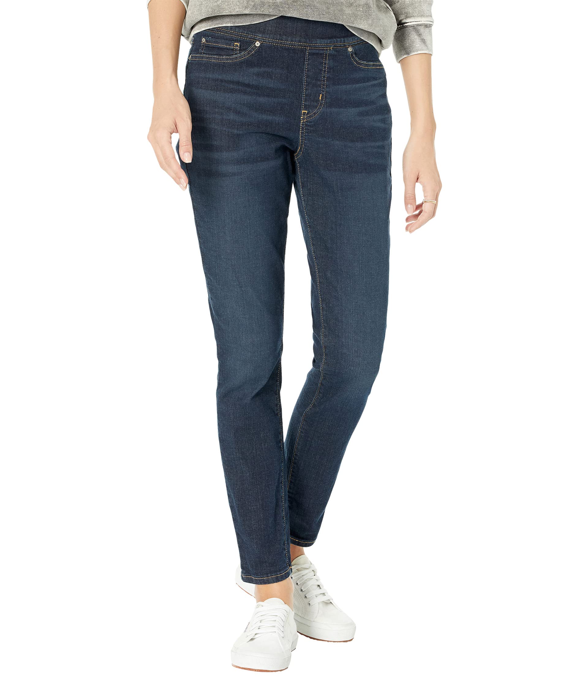 Джинсы Signature by Levi Strauss & Co. Gold Label, Totally Shaping Pull-On Skinny Jeans