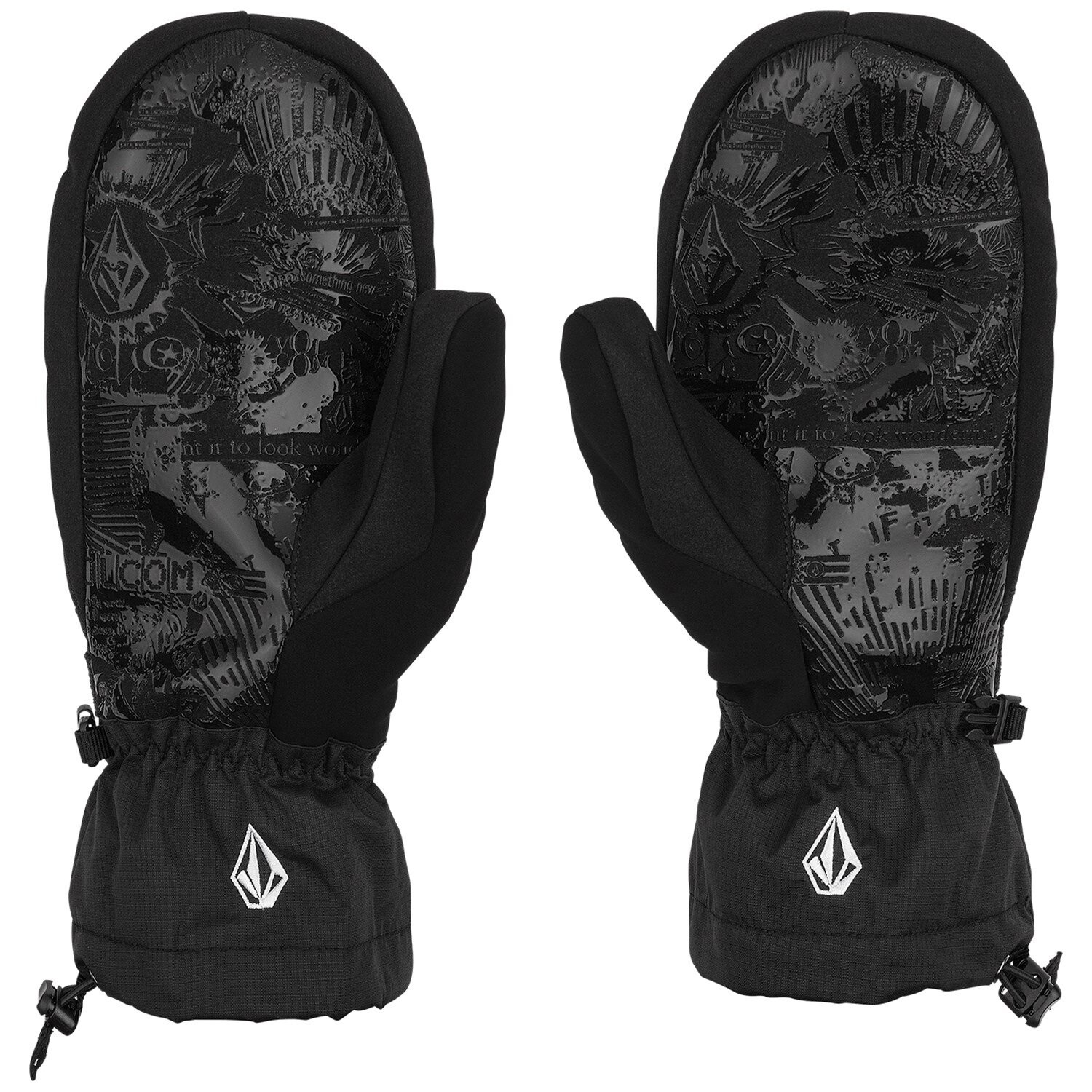 

Варежки Volcom Stone Brighton, черный