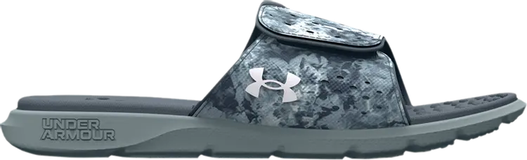 

Сандалии Under Armour Wmns Ignite 7 Graphic Strap Slide Grey Mist Camo, серый
