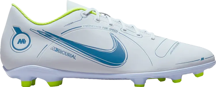 

Бутсы Nike Mercurial Vapor 14 Club MG 'Grey Dark Marina Blue', серый