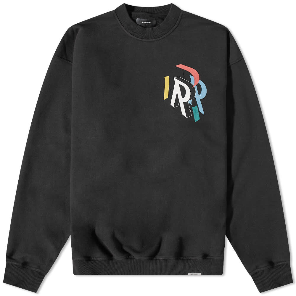 

Толстовка Represent Initial Assembly Crew Sweat, Черный