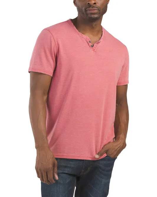 

Футболка с вырезом Vbo Lucky Brand, красный