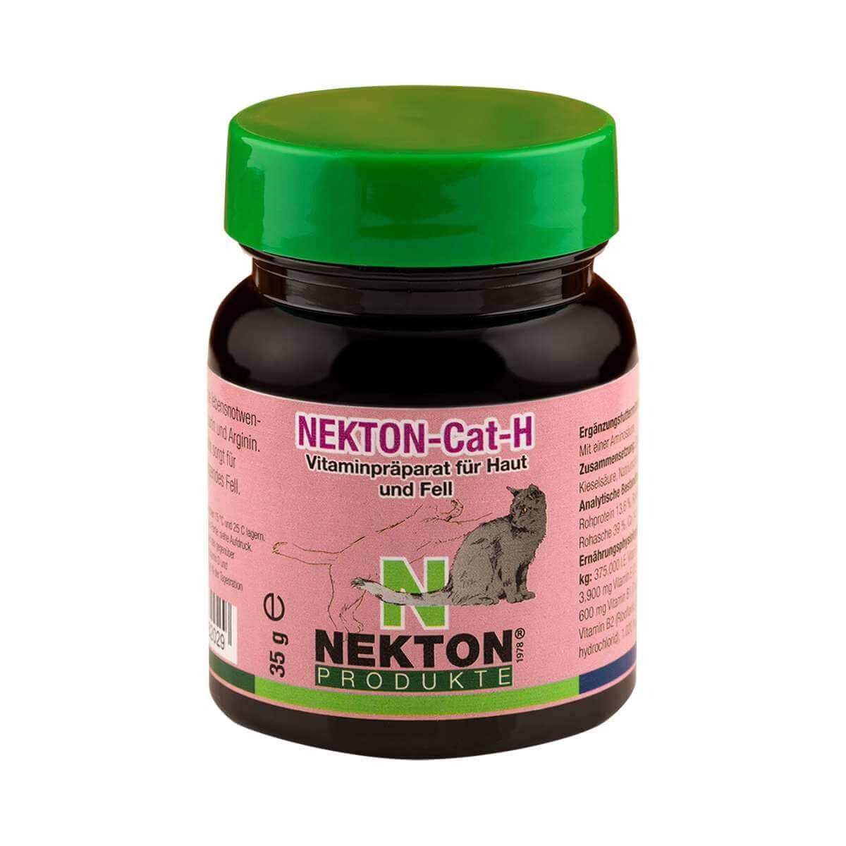 

Витаминный комплекс для улучшения состояния кожи и шерсти кошек Nekton-Cat-H, 35 г