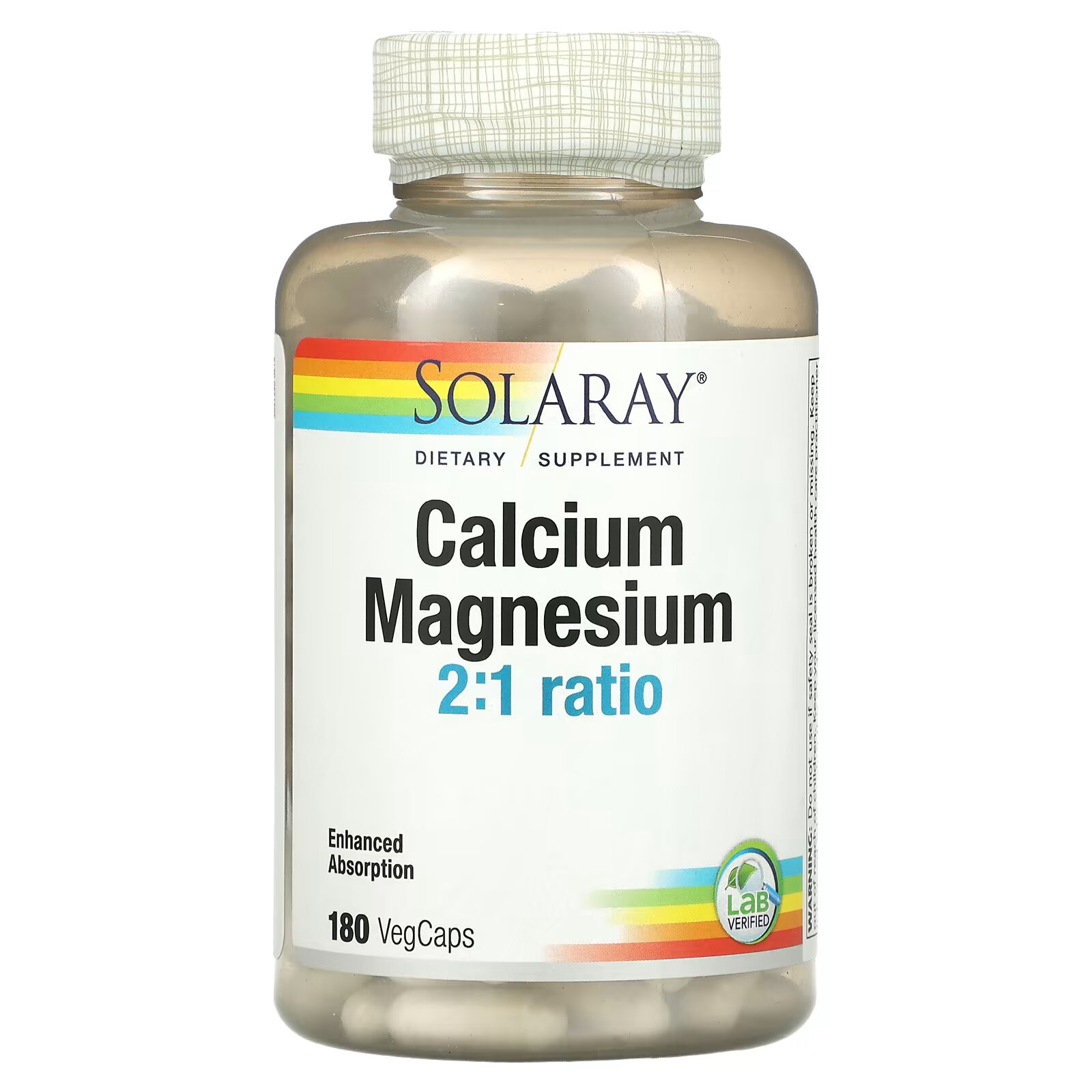 Solaray, Кальций и магний в соотношении 2:1, 180 вегкапсул bluebonnet nutrition кальций и магний в соотношении 1 1 180 растительных капсул