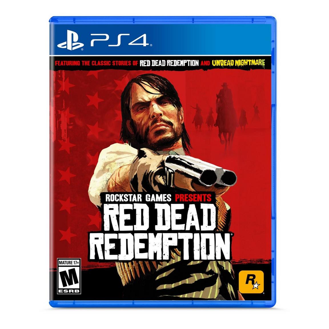 Видеоигра Red Dead Redemption (with Undead Nightmare DLC) - PlayStation 4 картина по номерам набор для раскрашивания на холсте игра rdr red dead redemption 6570 в 60x40