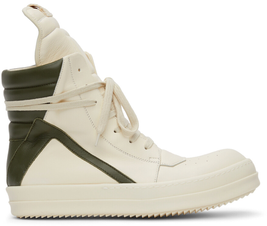 

Кроссовки Off-White & Green Geobasket Rick Owens