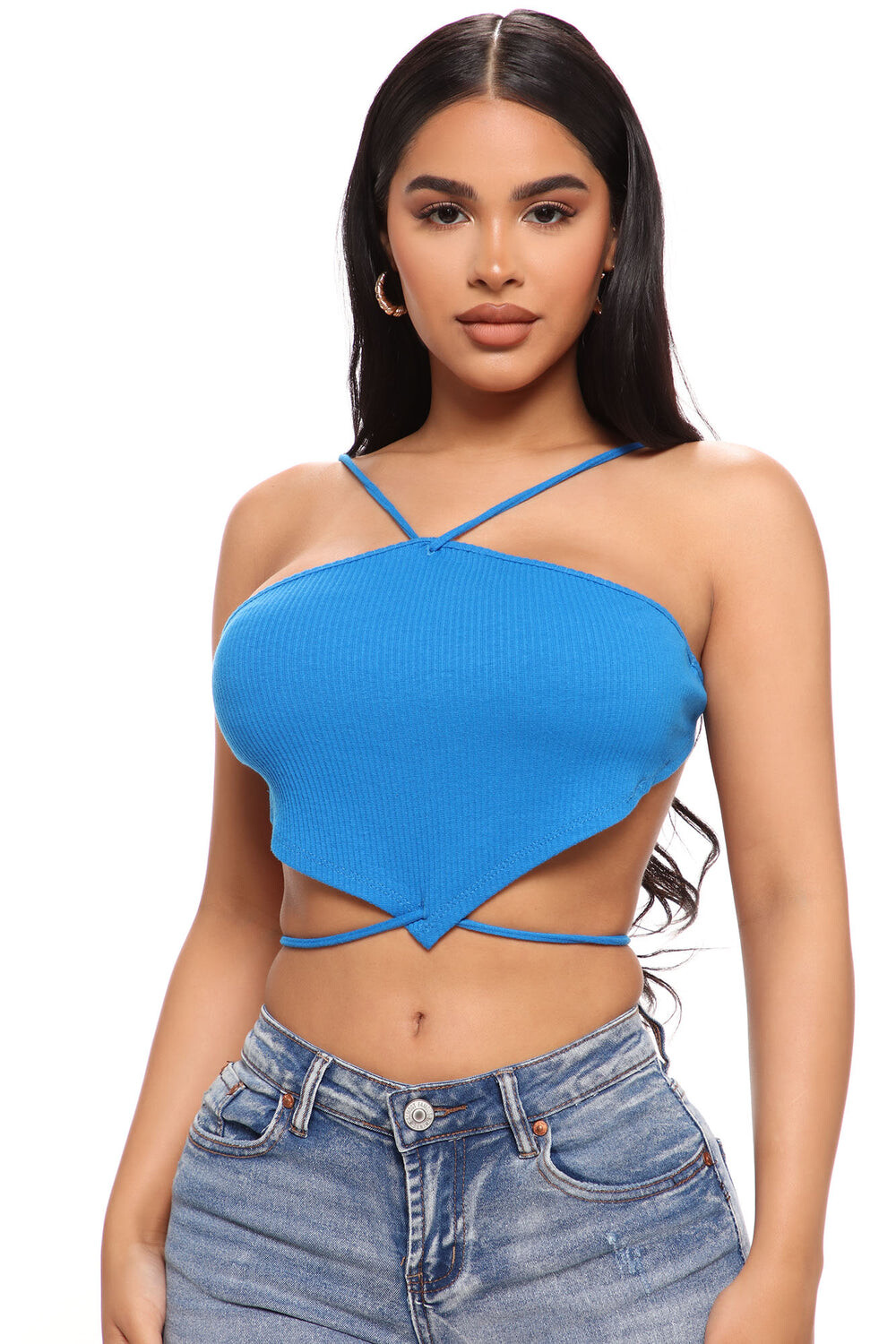 

Топ Fashion Nova RC46250, синий