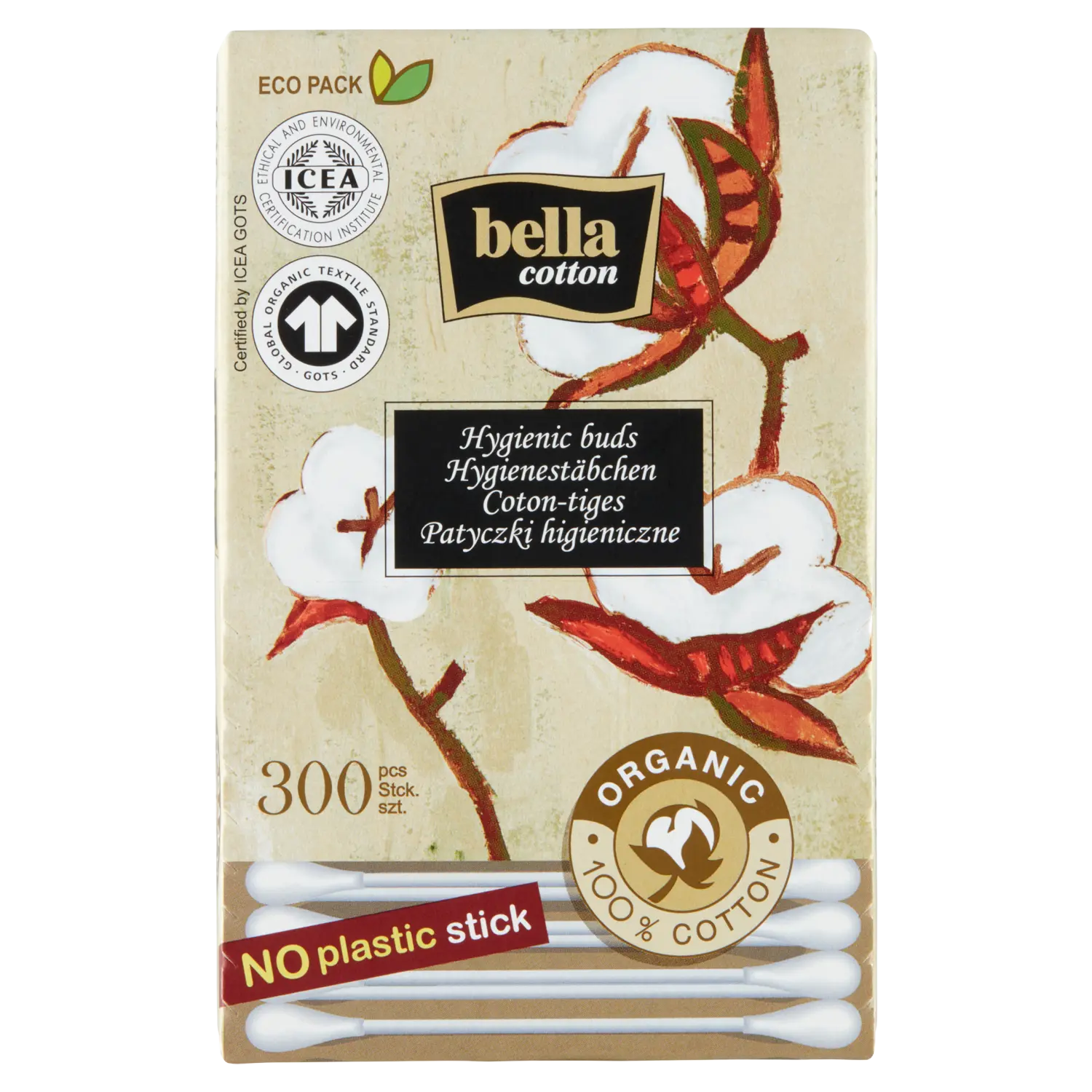 

Bella ватные палочки, 300 шт/1 упаковка