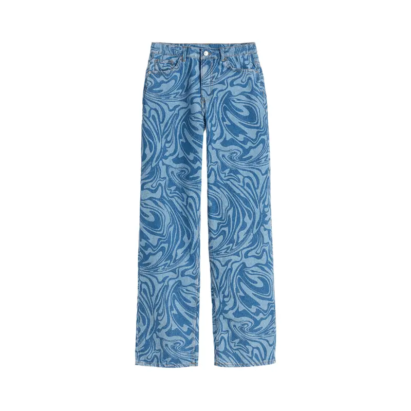 

Джинсы H&M 90s Baggy High, голубой