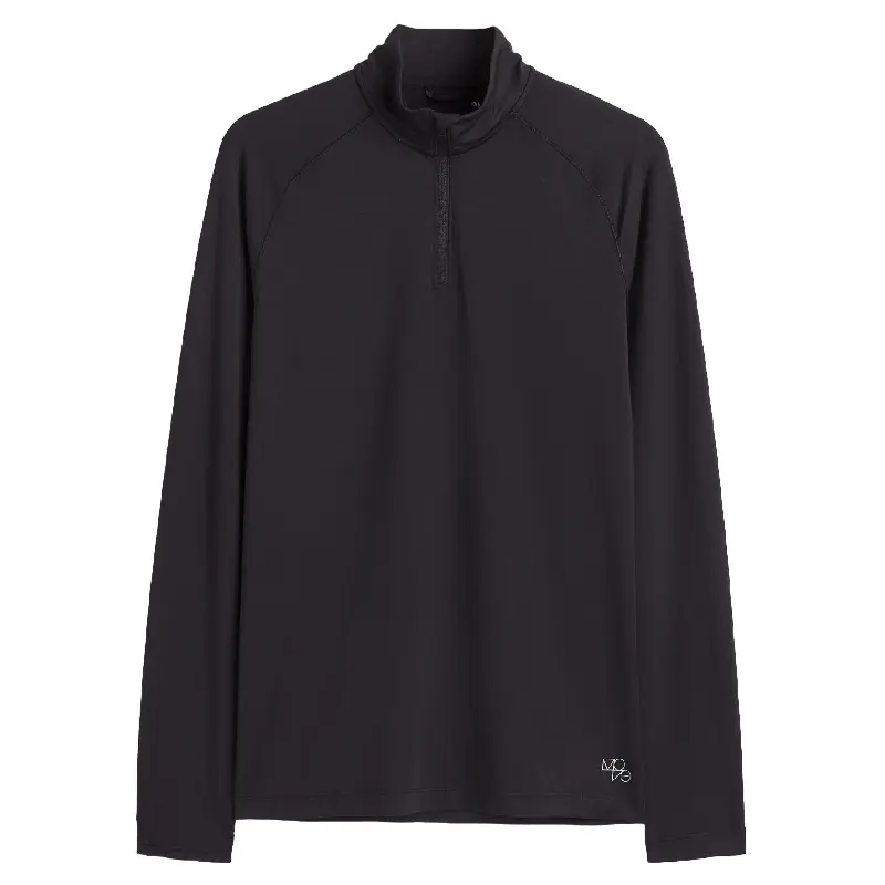 

Рашгард H&M Regular Fit Long-sleeved Sports, черный