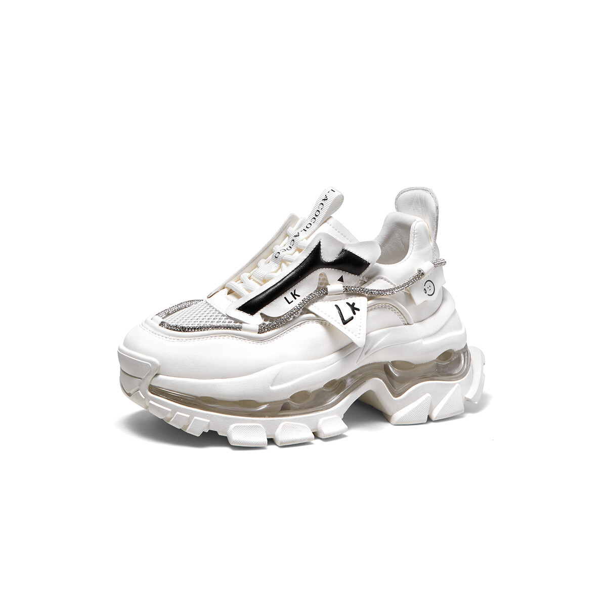 

Кроссовки JANE HARLOW Jerry Harlow Chunky Sneakers Women's Low-top Milk White, белый