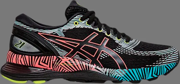 

Кроссовки wmns gel nimbus 21 'hyper flash - black' Asics, черный