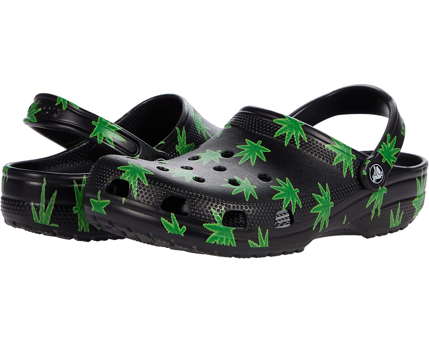 

Сабо Classic Hemp Leaf Clog Crocs, черный
