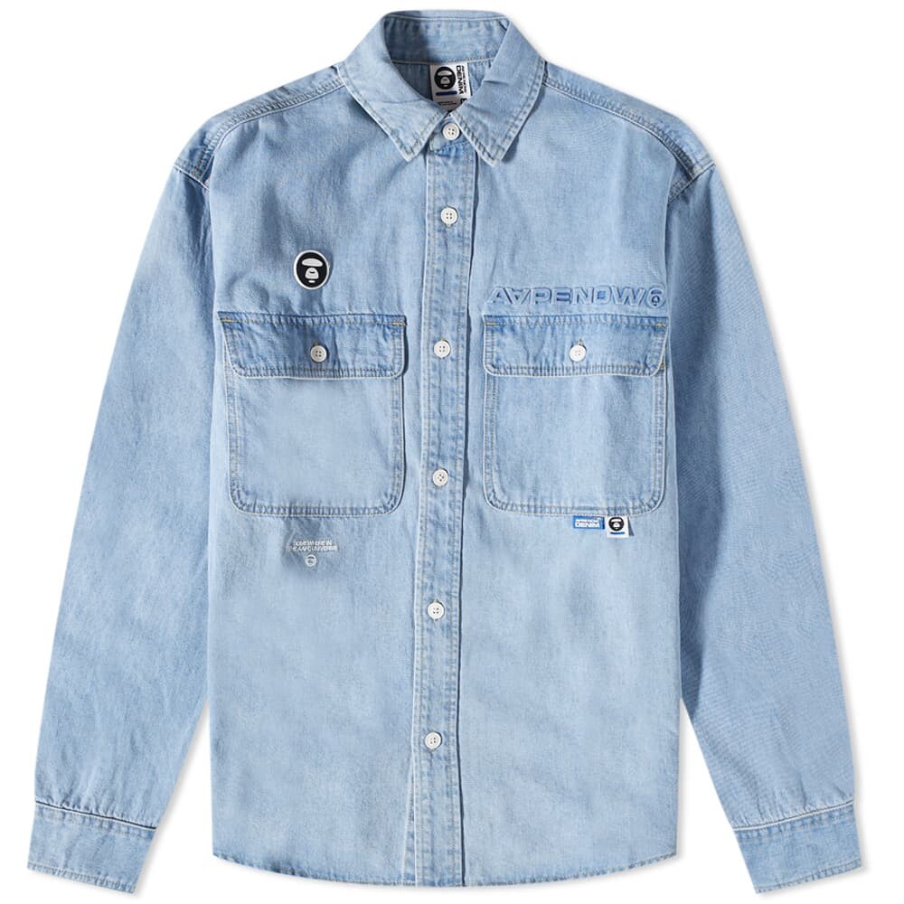 

Рубашка AAPE AAPE Now Denim Shirt