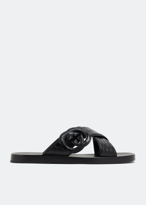 Сандалии GUCCI Nojum sandals, черный