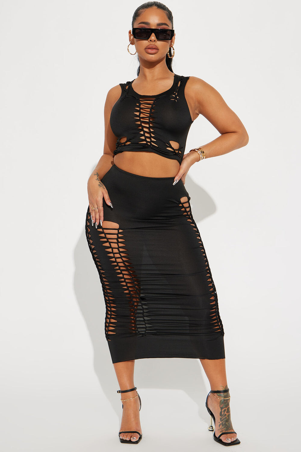 

Юбка Fashion Nova SBFN221011202, черный