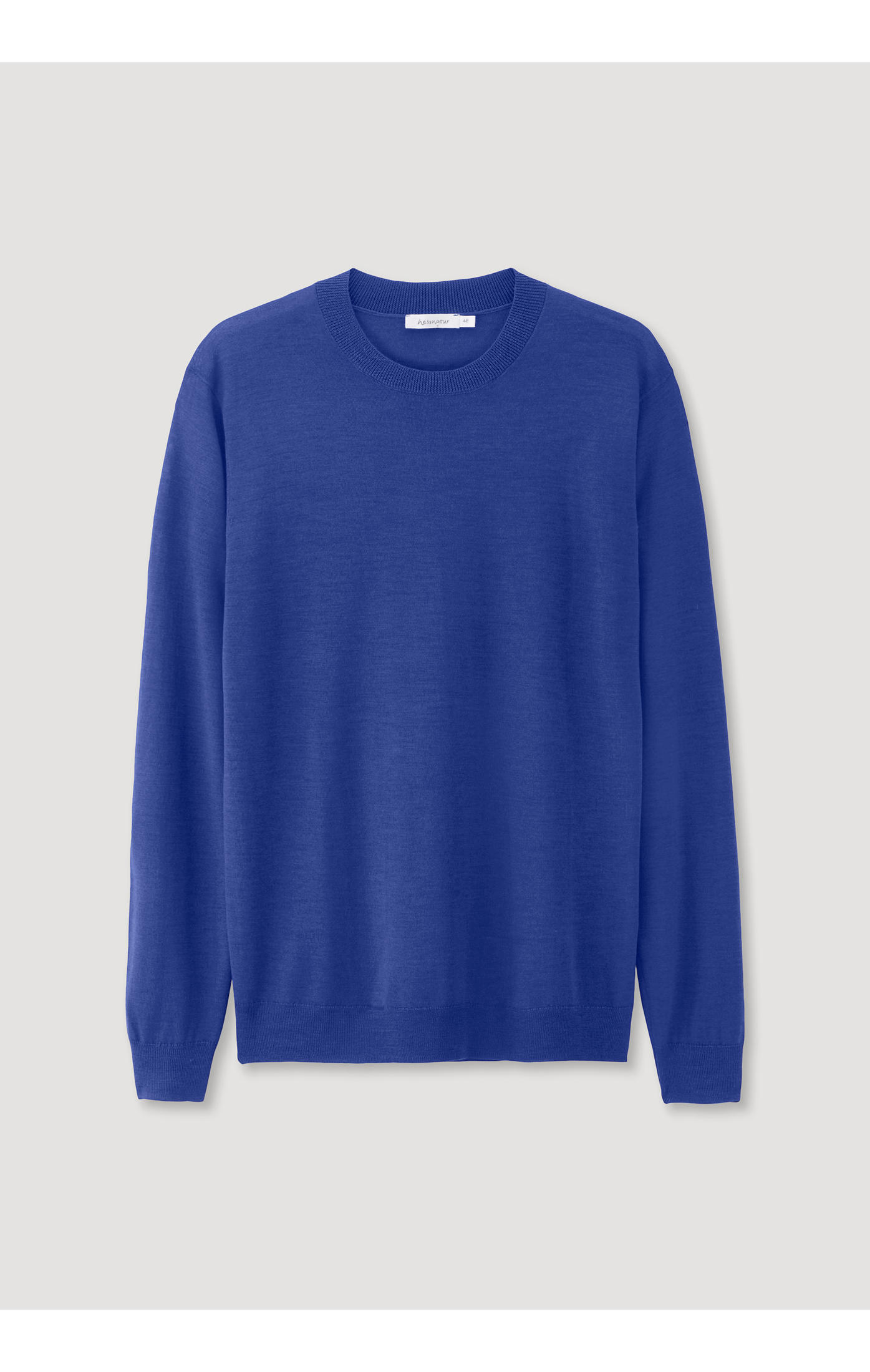 Пуловер Hessnatur, цвет ultramarine