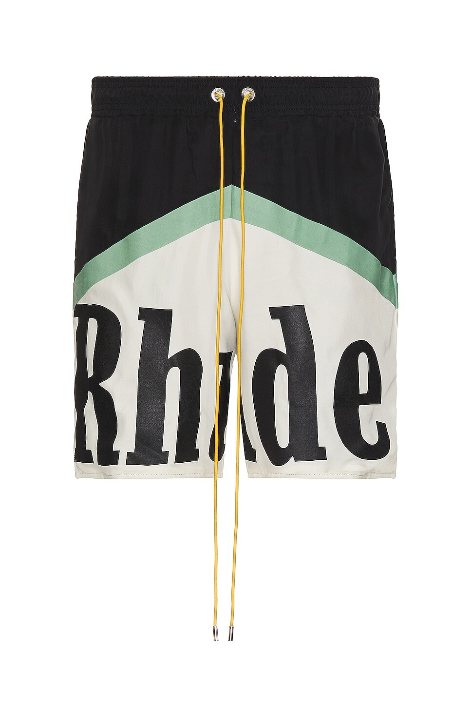 

Шорты Rhude Rhude Awakening, цвет Black/green/creme