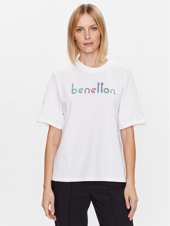 

Футболка стандартного кроя United Colors Of Benetton, белый