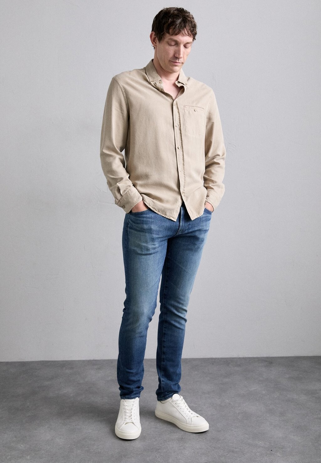 

Джинсы скинни DYLAN AG Jeans, синий деним