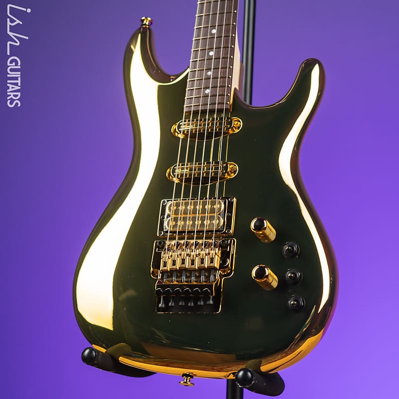Электрогитара Ibanez JS2GD Joe Satriani Signature Electric Guitar Gold ibanez js20 s joe satriani signature подписная электрогитара с кейсом